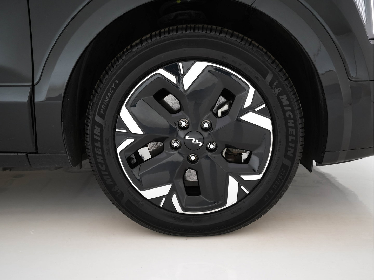 Kia Niro EV DynamicLine 64.8 kWh [ 3-Fase ] {SOH-100%} (INCL.BTW) *LEATHER-FABRIC | ADAPTIVE-CRUISE | DIGI-COCKPIT | KEYLESS | CAMERA | DAB | COMFORT-SEATS | SHIFT-PADDLES | ECC | PDC | 17''ALU*