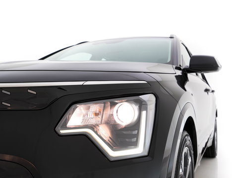 Kia Niro EV DynamicLine 64.8 kWh [ 3-Fase ] {SOH-100%} (INCL.BTW) *LEATHER-FABRIC | ADAPTIVE-CRUISE | DIGI-COCKPIT | KEYLESS | CAMERA | DAB | COMFORT-SEATS | SHIFT-PADDLES | ECC | PDC | 17''ALU*