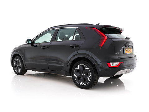 Kia Niro EV DynamicLine 64.8 kWh [ 3-Fase ] {SOH-100%} (INCL.BTW) *LEATHER-FABRIC | ADAPTIVE-CRUISE | DIGI-COCKPIT | KEYLESS | CAMERA | DAB | COMFORT-SEATS | SHIFT-PADDLES | ECC | PDC | 17''ALU*