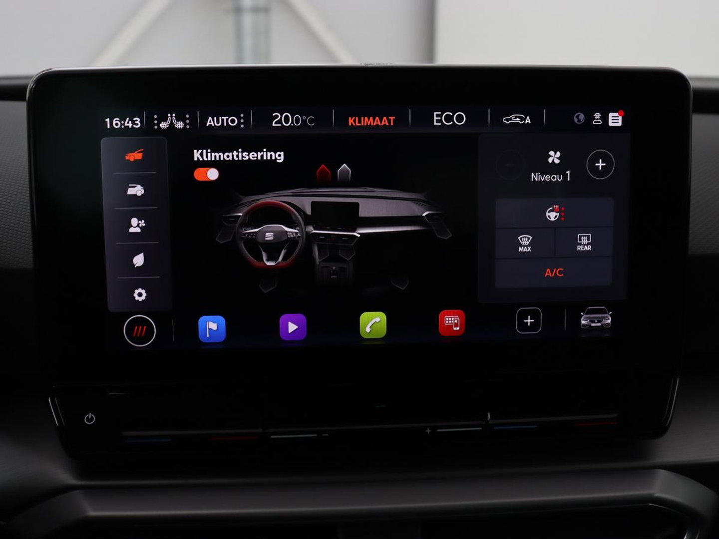 SEAT Leon 1.4 TSI eHybrid PHEV FR | SOH 97,5% | Stoelverwarming | Adaptive cruise | Sfeerverlichting | Navigatie | Parkeerhulp | Full LED | Stuurverwarming | Bluetooth | Plug In