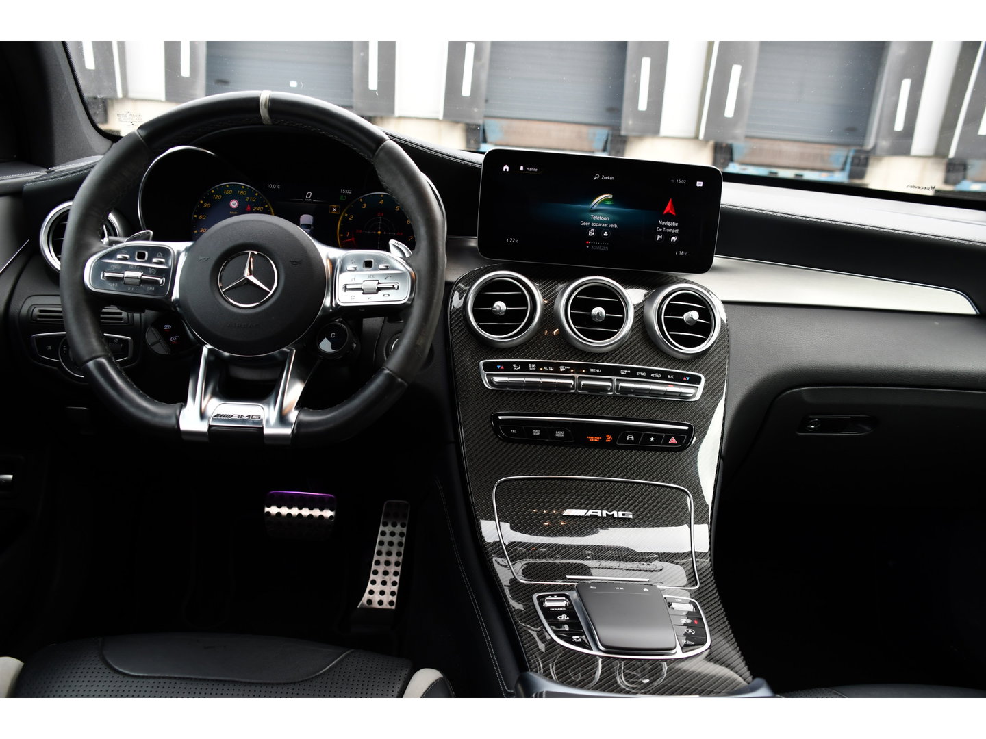 Mercedes-Benz GLC Coupé AMG 63 S 4MATIC+ Premium Plus 360 Camera | Burmester | Carbon | Stoelmassage & koeling | 510pk | Carplay | Leder | Cruise | Automaat