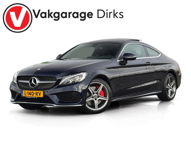 Mercedes-Benz C-Klasse - Coupé 250 Aut9 AMG Premium ✅ Pano ✅ LED ✅ Stoelverwarming