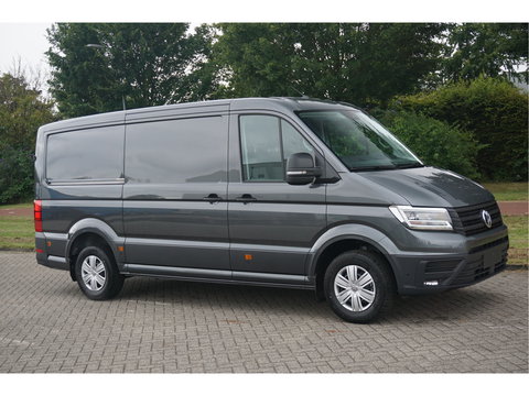 Volkswagen Crafter 35 177PK L3H2 AUT Facelift BPM VRIJ!! 13" Navi, Cam, Gev. Stoel, Alarm, LED!! NR. 424