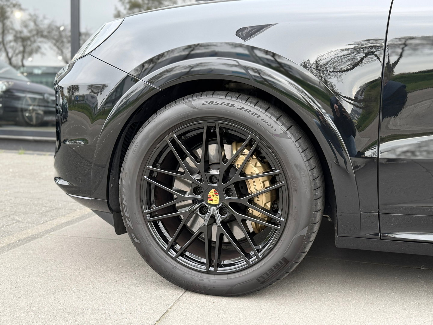 Porsche Cayenne 3.0 E-Hybrid Black Edition 470PK|Pano|Memory|Carplay|Bosé|SportChrono|Sport-Design