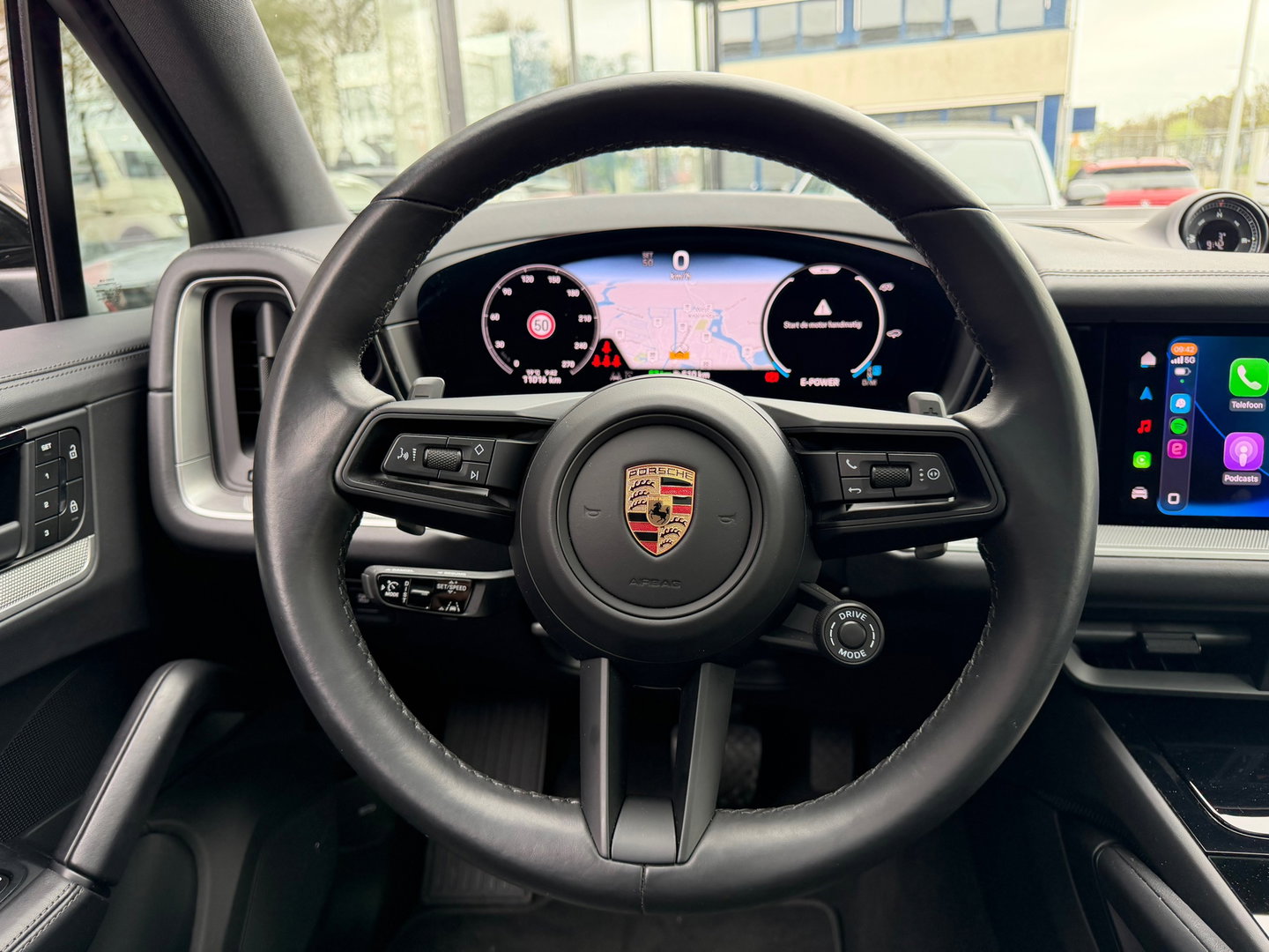 Porsche Cayenne 3.0 E-Hybrid Black Edition 470PK|Pano|Memory|Carplay|Bosé|SportChrono|Sport-Design