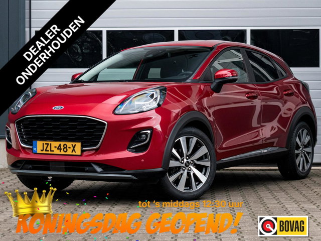 Ford Puma - 1.0 EcoBoost Hybrid Titanium X|1e EIGENAAR|STOEL-STUUR VERWARMING|STOELMASSAGE|ELEK. ACHTERKLEP|B&O|DODEHOEKDETECTIE