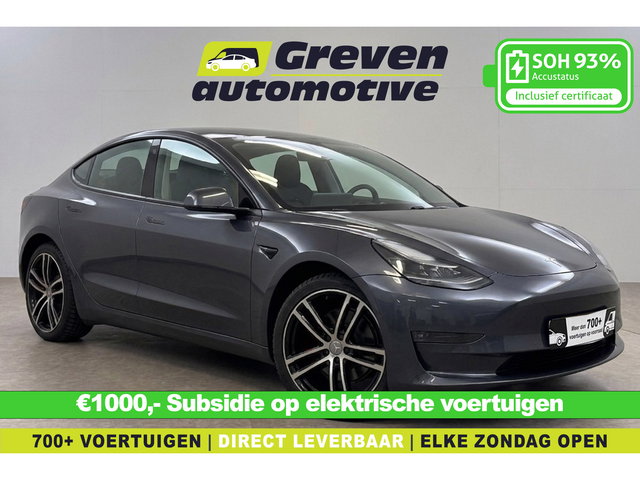 Tesla Model 3 - Long Range AWD 75 kWh | VERWACHT!! | Snelladen | SOH 93% | Autopilot | Pano | Camera | Adap. Cruise | Stoel/stuurverw.