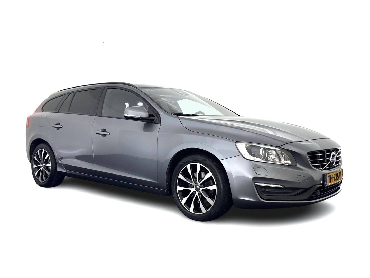 Volvo V60 2.0 D3 Polar+ Aut. *LEATHER | XENON | HEATED-COMFORTSEATS | NAVI-FULLMAP | CAMERA | PRIVACY-GLASS | ECC | PDC | CRUISE | 17''ALU*
