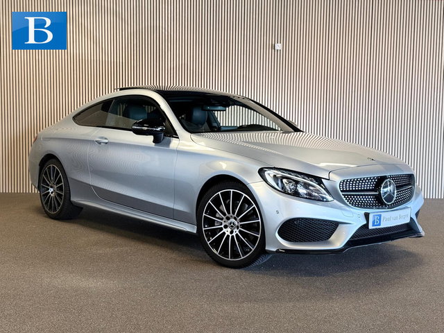 Mercedes-Benz C-Klasse - Coupé 300 AMG STYLING-PANORAMA-AIRMATIC-DISTRONIC-SOUND-CAMERA-COMPLEET