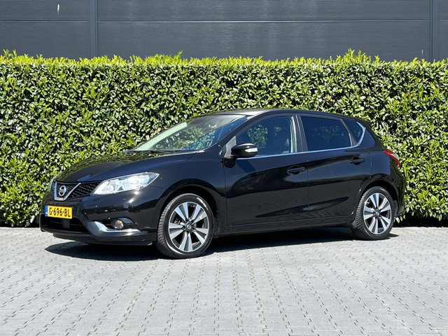 Nissan Pulsar - 1.2 DIG-T N-Connecta, NAVIGATIE, CRUISE CONTROL, CLIMATE CONTROL, KEYLESS, ACHTERUITRIJCAMERA, HALF LEDER, LICHTMETAAL 17"