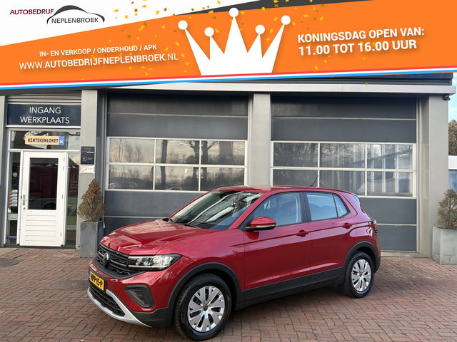 Volkswagen T-Cross - 1.0 TSI 95pk 2024 Rood 410 KM NIEUW !!