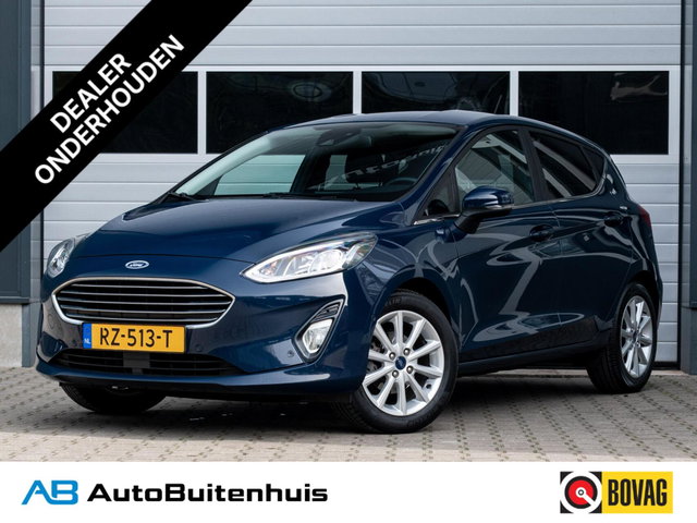 Ford Fiesta - 1.0 EcoBoost Titanium|1e EIGENAAR|ADAPT. CRUISE|CLIMATE|CAMERA|KEYLESS|CARPLAY