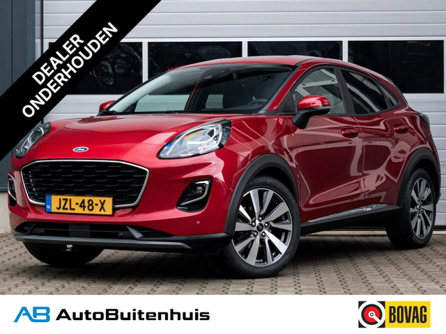 Ford Puma - 1.0 EcoBoost Hybrid Titanium X|1e EIGENAAR|STOEL-STUUR VERWARMING|STOELMASSAGE|ELEK. ACHTERKLEP|B&O|DODEHOEKDETECTIE