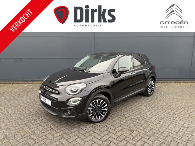Fiat 500X - 130pk Hybrid (Camera - LED - Automatische Airco - Parkeersensoren V+A - Navigatie via Apple Carplay - 17")