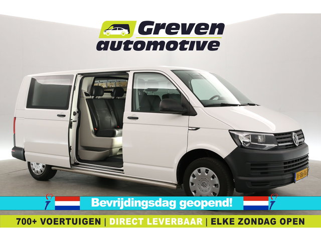 Volkswagen Transporter - 2.0 TDI L2H1 | 62dKM | DC | 6 Zits | Airco | Trekhaak | Elektrpakket
