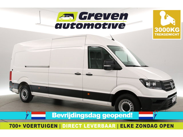 Volkswagen Crafter - 35 2.0 TDI L4H3 177PK | 3000kg Trekgew. | Aut. | Airco | Cruise | Camera | Carplay | 3 Zits | Stoelverw. | Parkeersens.