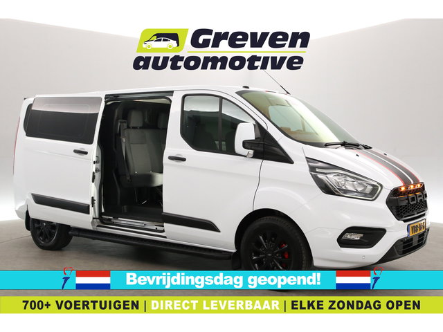 Ford Transit Custom - 2.0 TDCI L2H1 | Dubbele Cabine | Airco | Cruise | Trekhaak | Carplay | Parkeersens.