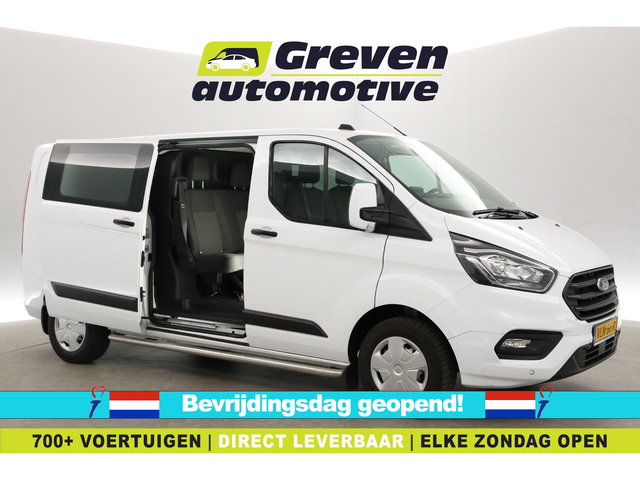 Ford Transit Custom - 2.0 TDCI L2H1 | DC | 6 Zits | Airco | Cruise | Carplay | Trekhaak | Navi | Parkeersens.