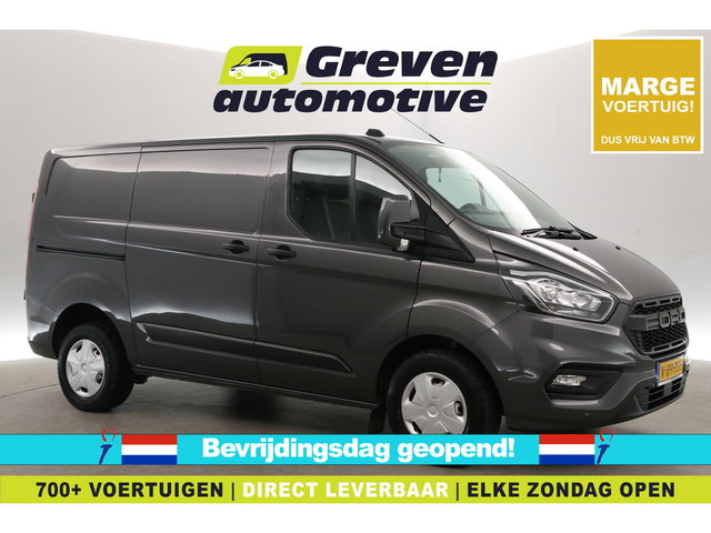 Ford Transit Custom - 2.0 TDCI L1H1 | Marge | Airco | Cruise | 3 Zits | Trekhaak | Parkeersens.