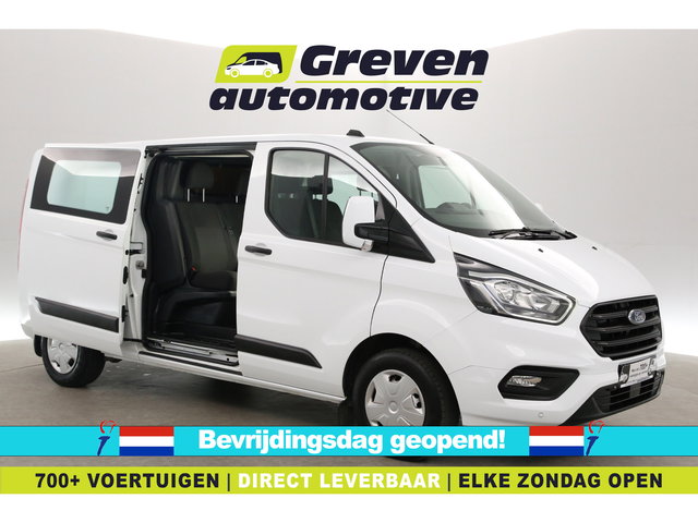 Ford Transit Custom - 2.0 TDCI L2H1 | DC | 6 Zits | 2800kg Trekgew. | Airco | Cruise | 2xSchuifdeur | Parkeersens. | Trekhaak