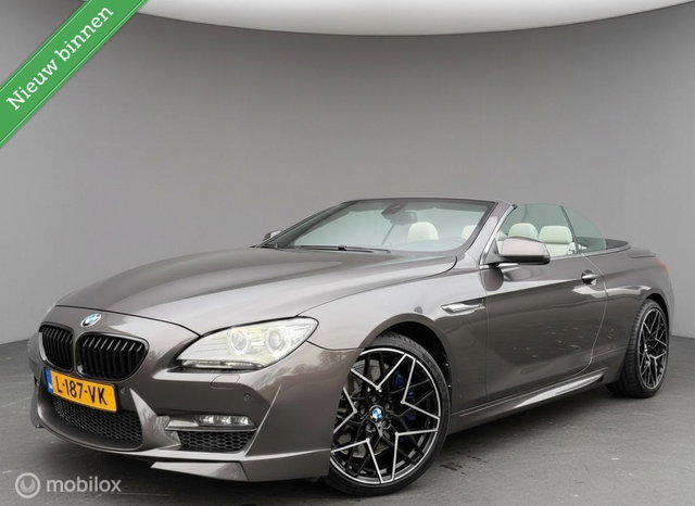 BMW 6 Serie - Cabrio 650i High Executive Xenon Navi Headup Apk Leder Camera Nette Staat