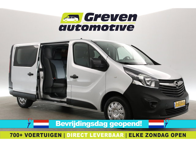 Opel Vivaro - 1.6 CDTI L2H1 | DC | 6 Zits | Airco | Cruise | Trekhaak | Navi | Parkeersens.