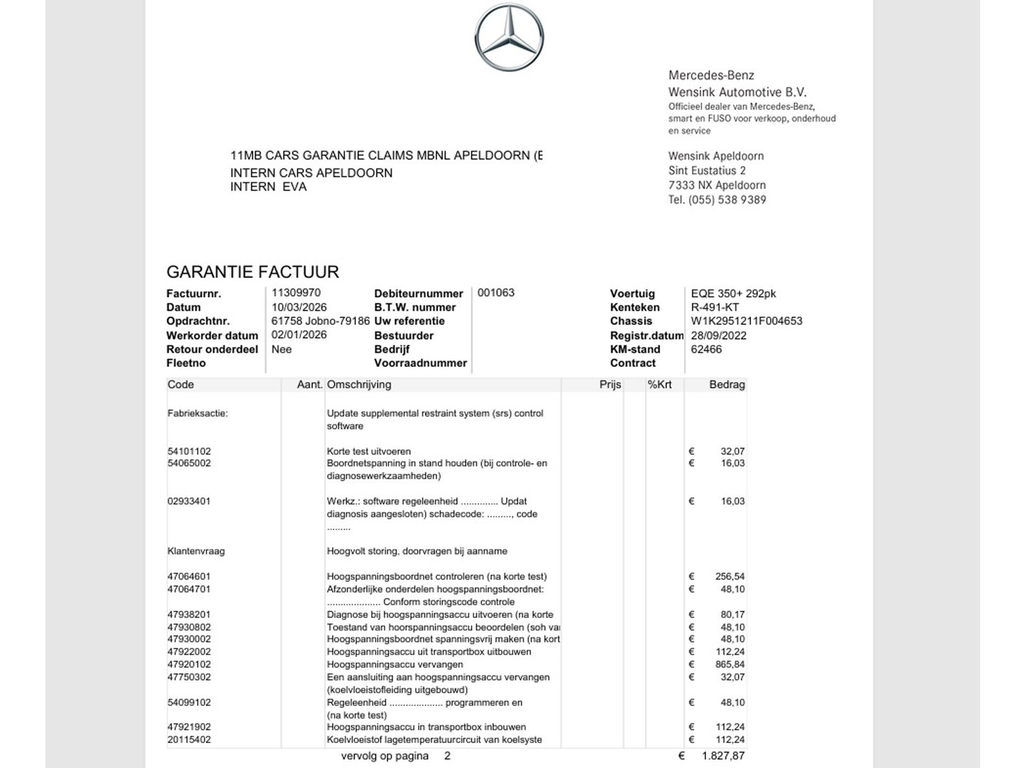Mercedes-Benz EQE 350+ AMG-Line Launch-Edition 91 kWh *NEW HIGH-VOLTAGE BATTERY* [ 3-Fase-22kW ] Aut. *PANO | BURMESTER-SURROUND | ADAPTIVE-CRUISE | BLINDSPOT | LEATHER-MICROFIBRE | FULL-LED | AMBIENTLIGHT | MEMORY-PACK | DIGI-COCKPIT | SPORTSEATS | CAMERA | KEYLESS | DAB+