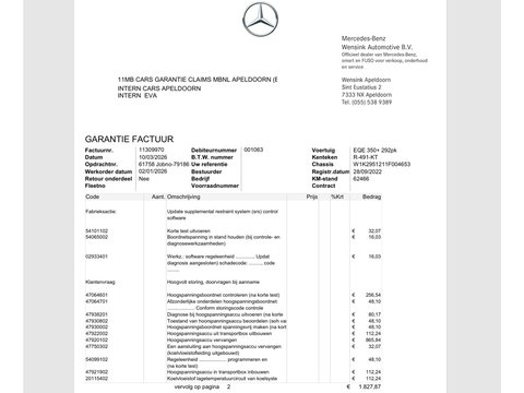 Mercedes-Benz EQE 350+ AMG-Line Launch-Edition 91 kWh *NEW HIGH-VOLTAGE BATTERY* [ 3-Fase-22kW ] Aut. *PANO | BURMESTER-SURROUND | ADAPTIVE-CRUISE | BLINDSPOT | LEATHER-MICROFIBRE | FULL-LED | AMBIENTLIGHT | MEMORY-PACK | DIGI-COCKPIT | SPORTSEATS | CAMERA | KEYLESS | DAB+