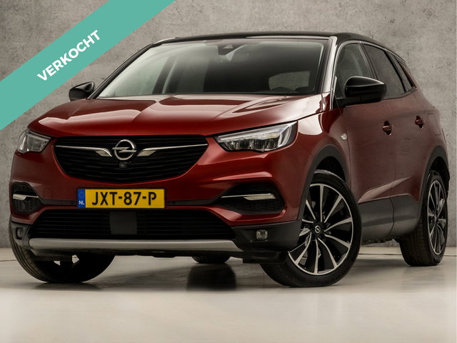 Opel Grandland X - 1.6 Turbo Hybrid Innovation Sport 229Pk Automaat (APPLE CARPLAY, ZWART DAK, GROOT NAVI, 360 CAMERA, LEDER, SPORTSTOELEN, GETINT GLAS, KEYLESS, ELEK ACHTERKLEP, NIEUWSTAAT)
