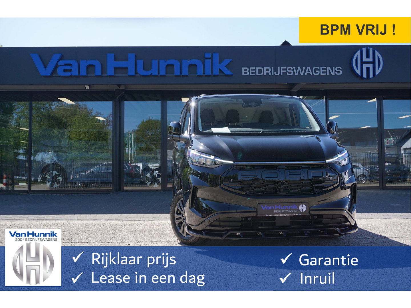 Ford Transit Custom 300S 150PK JWR Edition BPM VRIJ!! Navi, Cam, Adap. Cruise, 17" LM, Trekhaak!! NR. A181