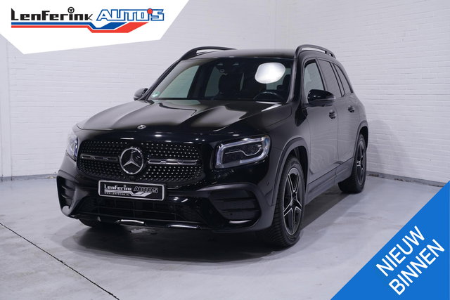 Mercedes-Benz GLB - GLB 220 d 4MATIC DCT AMG-Line navigatie ledverlichting 19"-lmv lederen-bekleding 360 camera apple-carplay touchpad DAB-ontvangst ACC wegklapbare-trekhaak digi-cockpit sportstoelen electrisch verstelbaar links met memo stoelverwarming-voor