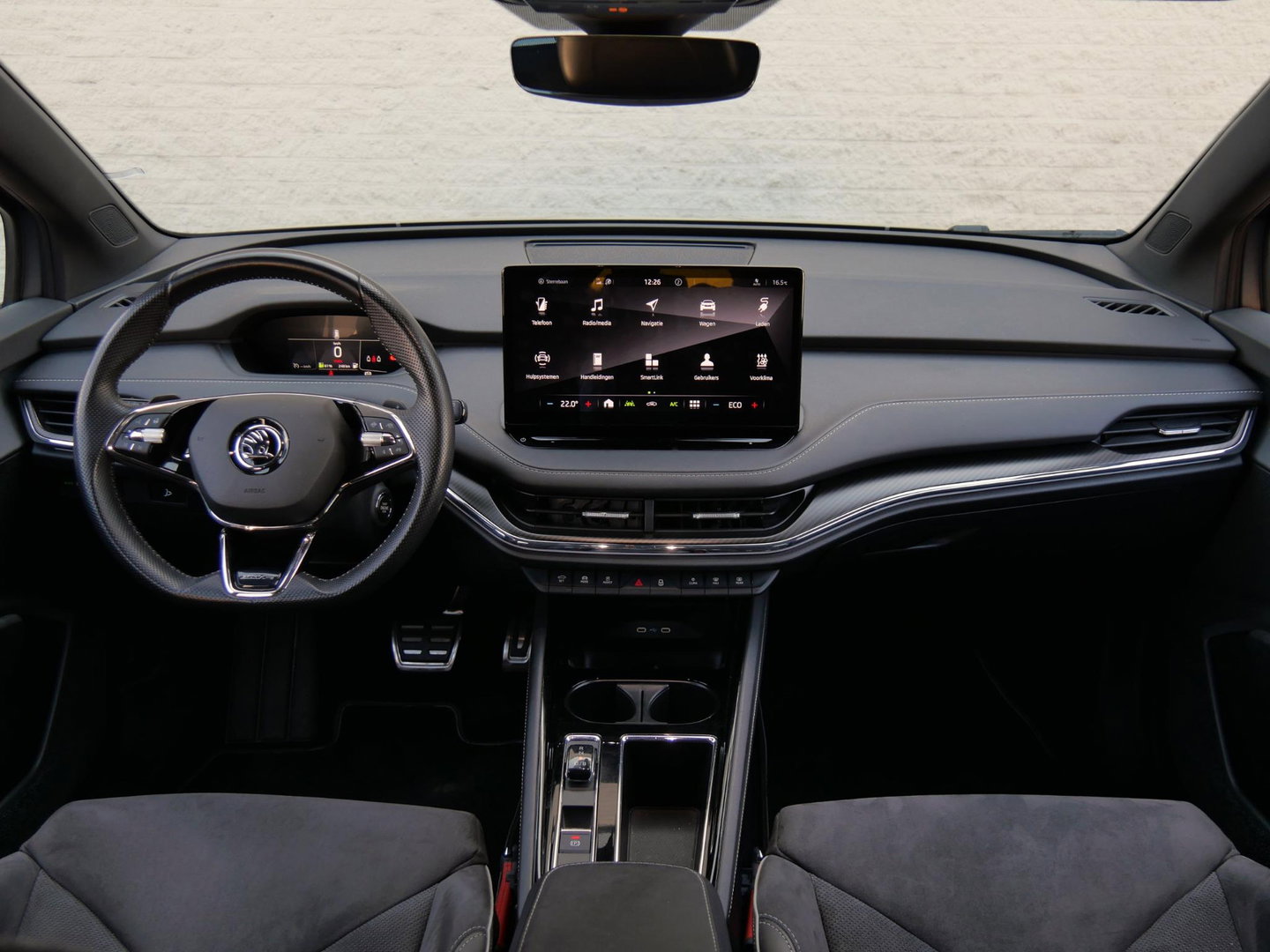 Škoda Enyaq iV 80 SPORTLINE/ TREKHAAK/ WARMTEPOMP/ MATRIX LED/ SOH 96%