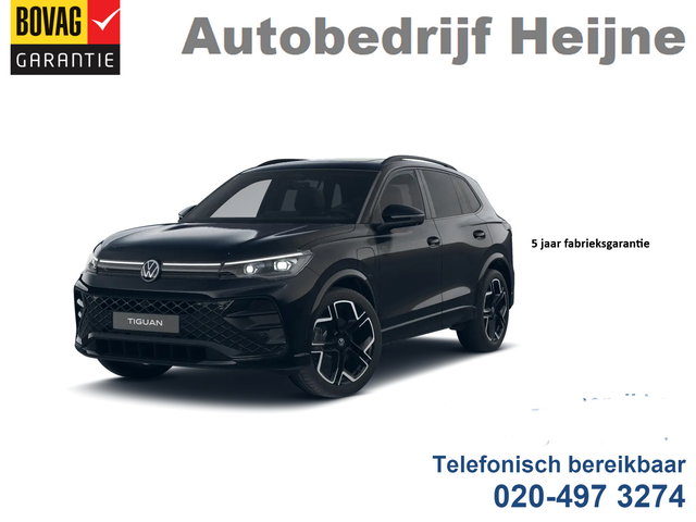 Volkswagen Tiguan - 1.5 eHybrid 272PK DSG R-LINE SPORT LEDER/HARMAN-KARDON/PANORAMADAK