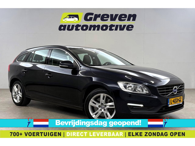 Volvo V60 - 2.4 D6 Twin Engine Momentum 280PK | Virtual | Clima | Cruise | Trekhaak | Navi | Leder | Parkeersens.