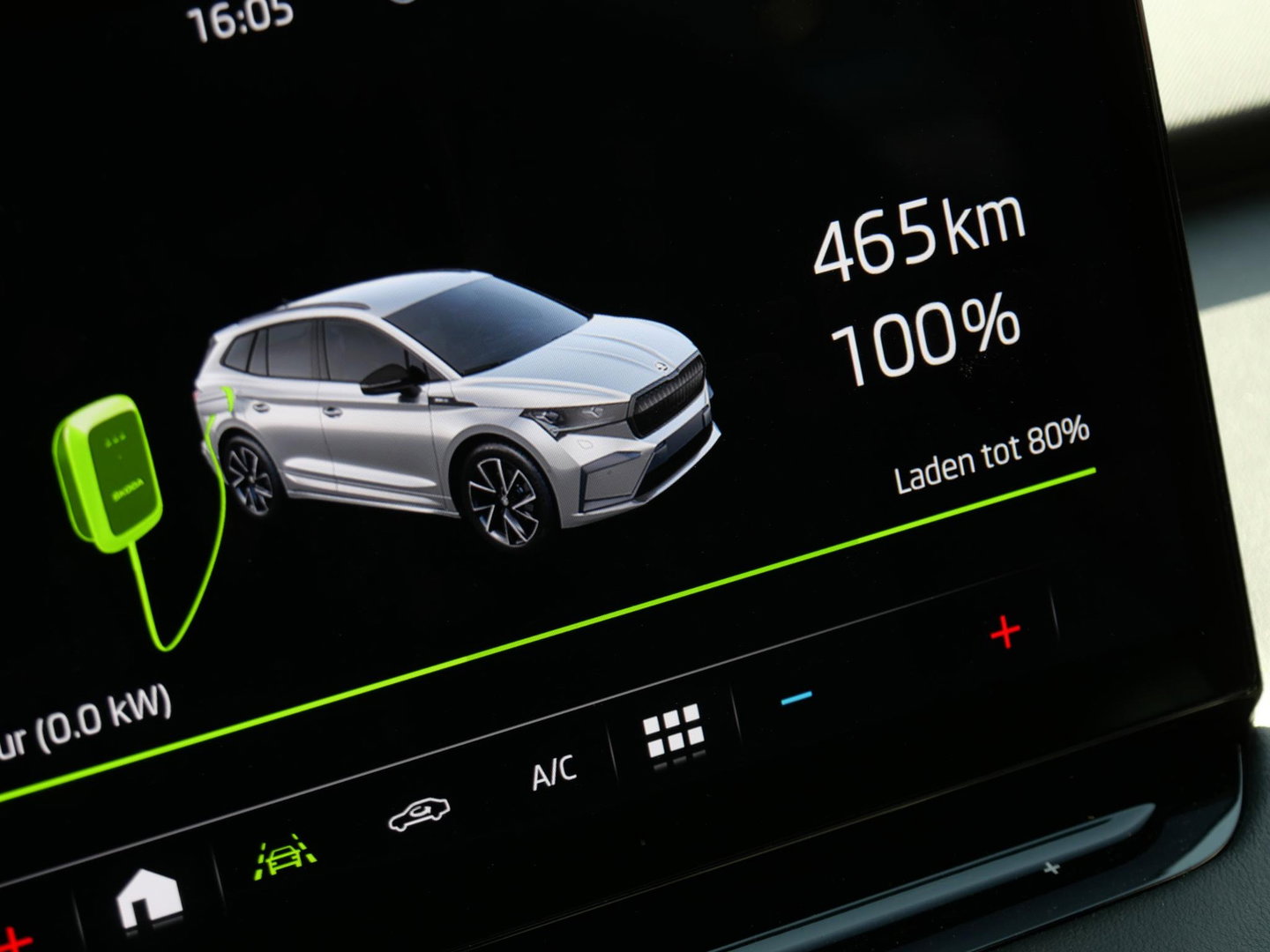 Škoda Enyaq iV 80 SPORTLINE/ TREKHAAK/ WARMTEPOMP/ MATRIX LED/ SOH 96%