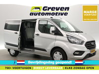 Ford Transit Custom - 2.0 TDCI | MARGE | DC | 6-Zits | Airco | Cruise | Carplay | Navi | Trekhaak | Parkeersens.