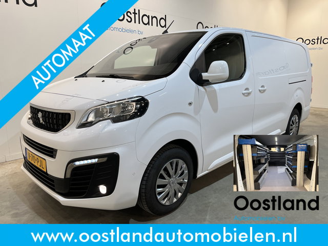 Peugeot Expert - 2.0 BlueHDI 120 Long Premium 123 PK Automaat / Servicebus / Sortimo Inrichting / Euro 6 / Schuifdeur L + R / Airco / Cruise Control / Camera / CarPlay / 3-Zits