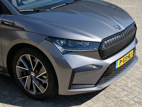 Škoda Enyaq iV 80 SPORTLINE/ TREKHAAK/ WARMTEPOMP/ MATRIX LED/ SOH 96%