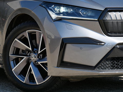 Škoda Enyaq iV 80 SPORTLINE/ TREKHAAK/ WARMTEPOMP/ MATRIX LED/ SOH 96%