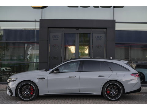 Mercedes-Benz E-Klasse Estate E53 AMG 612pk 4MATIC+ Panoramadak *BTW* Burmester 4d Massage Superscreen Stoelkoeling Trekhaak BOMVOL!! Alpin grau