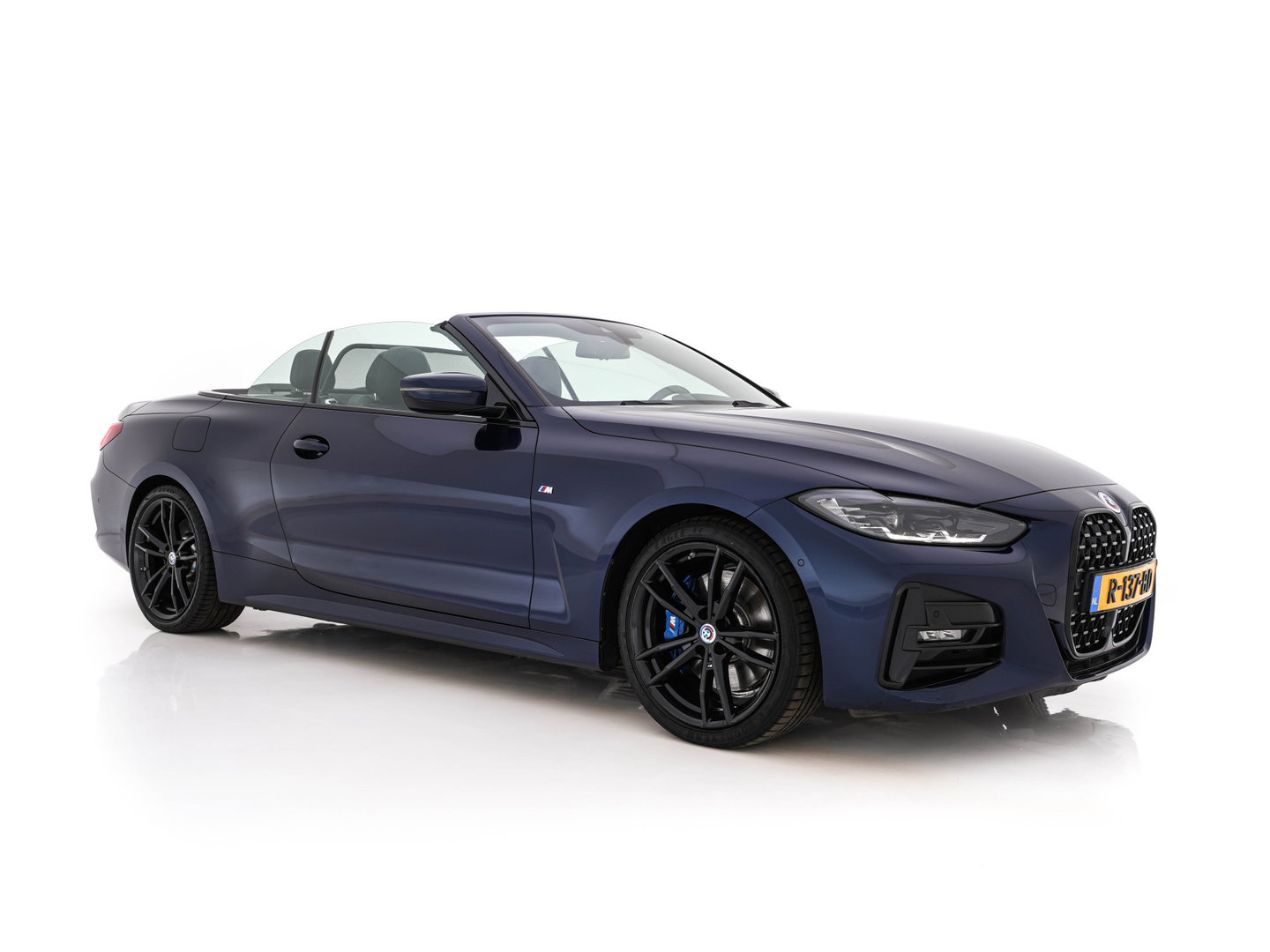 BMW 4 Serie Cabrio 420i High Executive M-Sportpack (INCL.BTW) *LEATHER | FULL-LED | MEMORY-PACK | BLIND-SPOT | DIGI-COCKPIT | HIFI-SOUND | SHIFT-PADDLES | CAMERA | DAB | NAVI-FULLMAP | TOWBAR | 19''ALU*