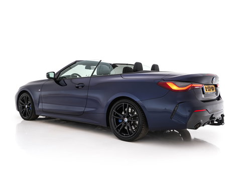 BMW 4 Serie Cabrio 420i High Executive M-Sportpack (INCL.BTW) *LEATHER | FULL-LED | MEMORY-PACK | BLIND-SPOT | DIGI-COCKPIT | HIFI-SOUND | SHIFT-PADDLES | CAMERA | DAB | NAVI-FULLMAP | TOWBAR | 19''ALU*