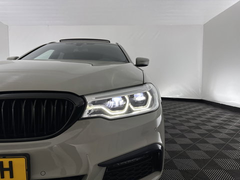 BMW 5 Serie Touring 530i High Executive M-Sportpack (INCL.BTW) Aut. *PANO | HEAD-UP | LEATHER | TOPVIEW | HARMAN/KARDON | FULL-LED | ADAPTIVE-CRUISE | BLINDSPOT | HEATED-COMFORTSEATS | KEYLESS | DAB | DIGI-COCKPIT | PRIVACY-GLASS | SHIFTPADDLE