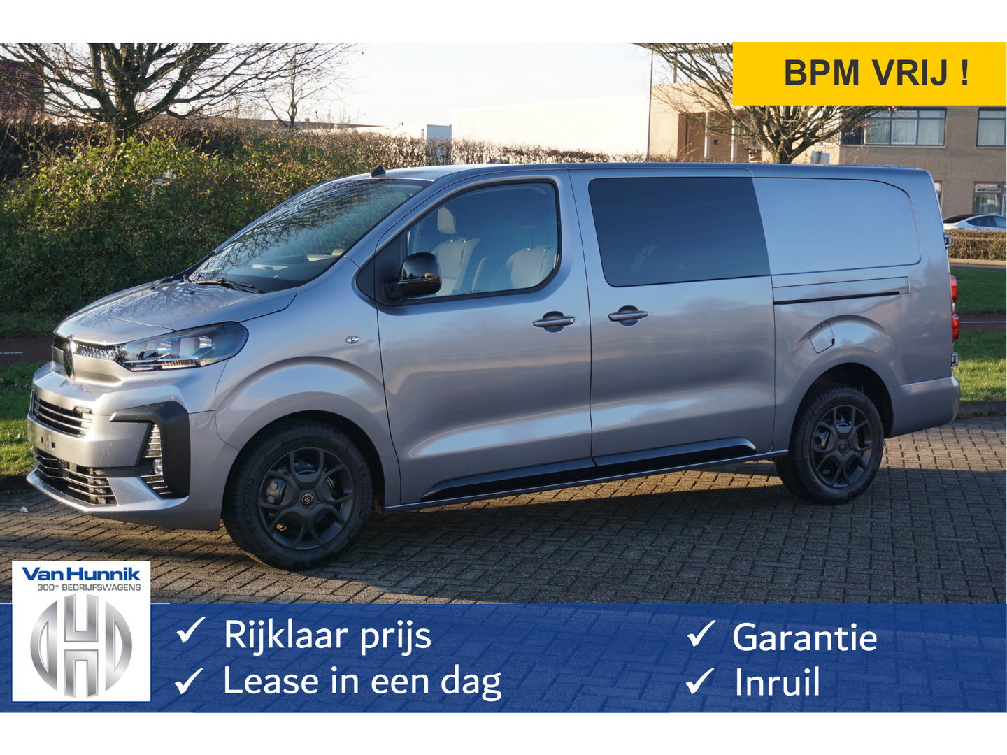 Citroën Jumpy 2.0D 180PK EAT8 Aut L3H1 Dubbel Cabine BPM VRIJ!! Navi, Camera, Airco, Cruise!! Nr. F01*