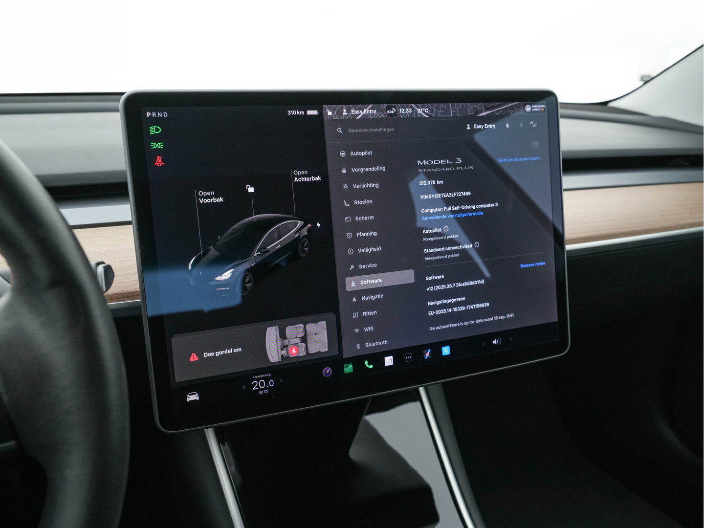 Tesla Model 3 Standard RWD Plus 60 kWh [ 3-Fase-11kW ] {SOH-84%} (INCL-BTW) Aut. *PANO | AUTO-PILOT | LEATHER | KEYLESS | FULL-LED | MEMORY-PACK | SURROUND-VIEW | DAB | CARPLAY | DIGI-COCKPIT | LANE-ASSIST | COMFORT-SEATS | 18"ALU*