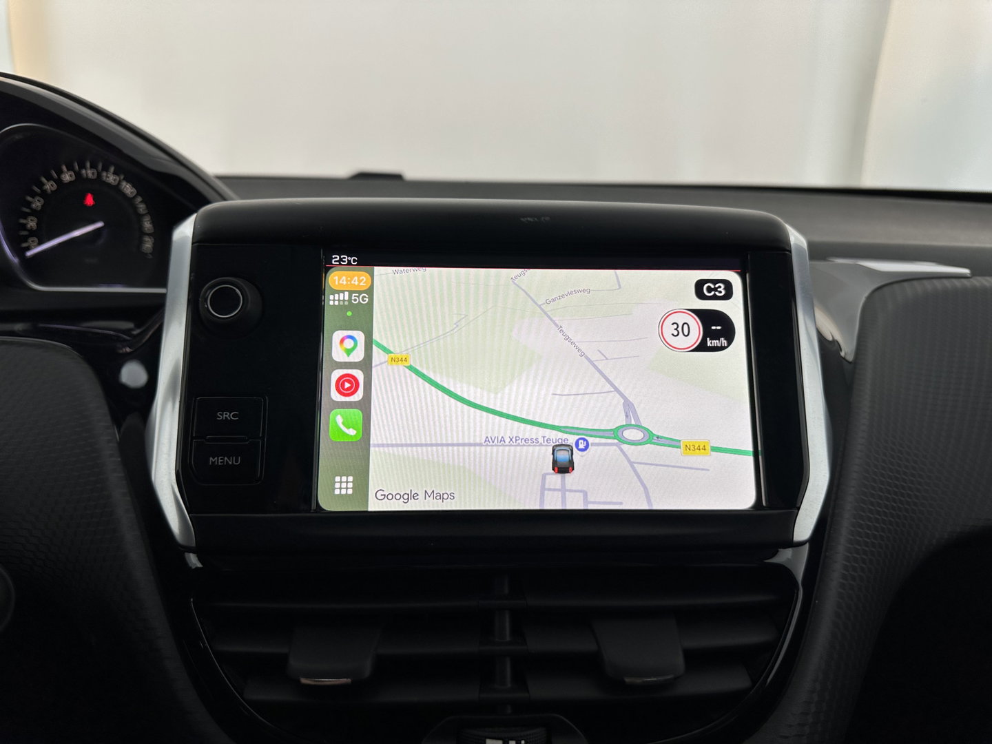 Peugeot 208 1.6 BlueHDi GT-line *LEATHER-FABRIC | SPORT-SEATS | CARPLAY | PRIVACY-GLASS | ECC | PDC | CRUISE | 17''ALU*