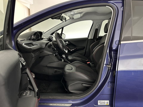 Peugeot 208 1.6 BlueHDi GT-line *LEATHER-FABRIC | SPORT-SEATS | CARPLAY | PRIVACY-GLASS | ECC | PDC | CRUISE | 17''ALU*