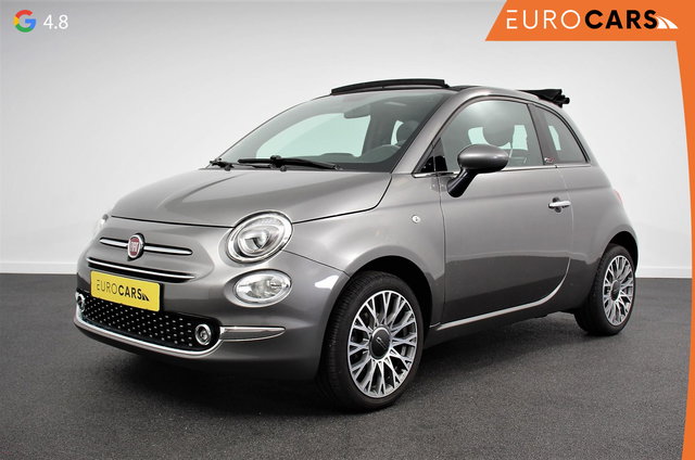Fiat 500C - 1.0 Hybrid Star Plus Leder Navigatie Digitale Cockpit Cruise Control Climate Control Lichtmetalen Velgen Parkeersensoren Achter
