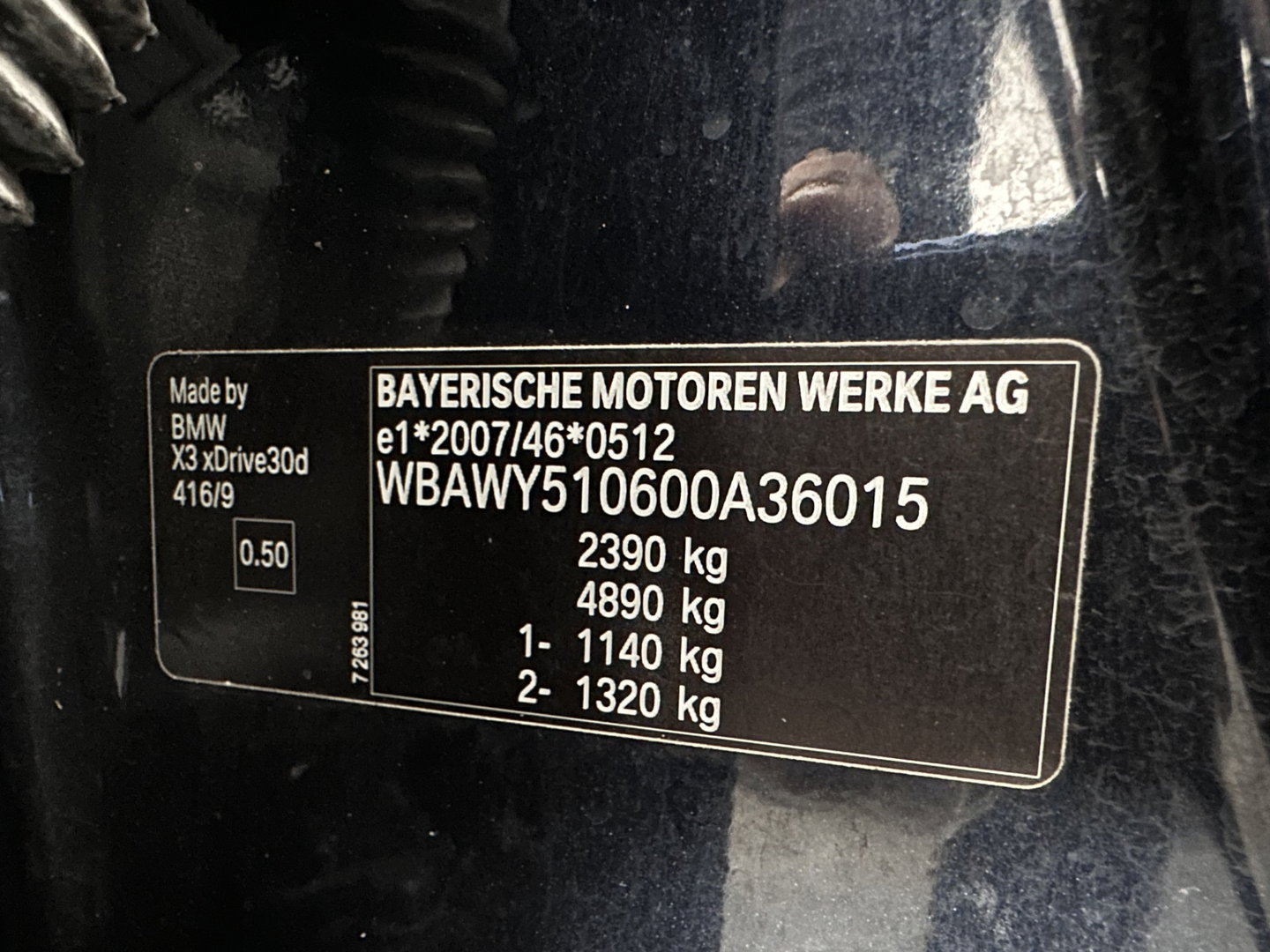 BMW X3 xDrive30d High Executive M-Sportpack Aut. *PANO | LEATHER | XENON | HEATED-SPORTSEATS | NAVI-FULLMAP | ECC | PDC | CRUISE | TOWBAR | 18''ALU*