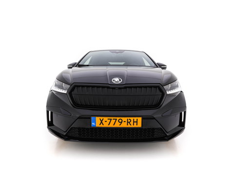 Škoda Enyaq Coupé 85 Sportline [ 3-Fase ] {SOH-95%} (INCL.BTW) *PANO | ADAPTIVE-CRUISE | LEATHER-ALCANTARA | FULL-LED | BLINDSPOT | HEATED-SPORTSEATS | CAMERA | KEYLESS | PRIVACY-GLASS | SHIFT-PADLLES | TOWBAR | 20''ALU*
